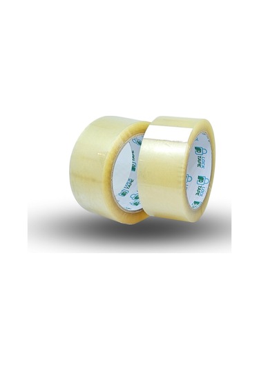 45mm Şeffaf Koli Bandı- 18 Adet - Hotmelt - Extra Güçlü Yapışma 18