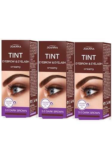 Joanna Kaş ve Kirpik Boyası 3.0 Dark Brown 3'lü