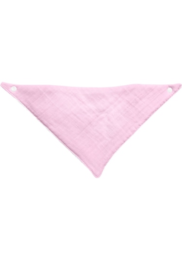 Bebek Ağız Bezi Salya Önlüğü Fular Çok Amaç 2'li P-byz Pembe - Beyaz