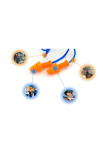 Honeywell Smarfit Gürültü Ses Önleyici Kulak Tıkayıcı İpli 30 Db 5 Çift