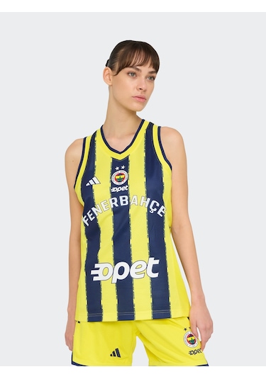 Fenerium Basket Kadın Çubuklu Forma 25/26 Sarı-lacıvert