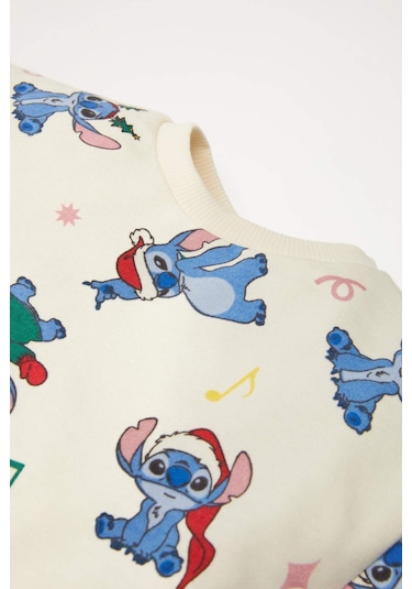 DeFacto Kız Bebek 2'li Takım Disney Lilo & Stitch Bisiklet Yaka Sweatshirt Beli Lastikli Eşofman Altı D6704A524WNBG744 Bej DeFacto Kız Bebek 2'li Takım Disney Lilo & Stitch Bisiklet Yaka Sweatshirt Beli Lastikli Eşofman Altı D6704A524WNBG744 Bej