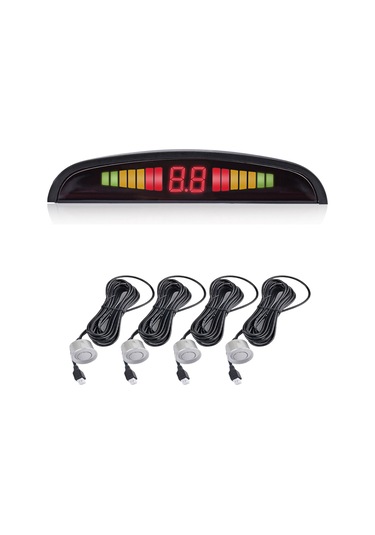 GPR AUTO PARTS TÜRKÇE KONUŞAN PARK SENSÖRÜ LED GÖSTERGELİ GRİ