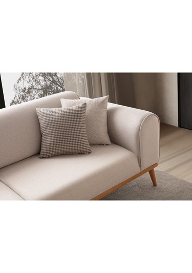 Rebull 3'lü Koltuk Sütlü Kahve