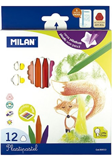 Milan Pastel Boya Kalemi 12'Li Plastipastel