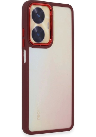 Realme C55 Kılıf Dora Kapak - Kırmızı