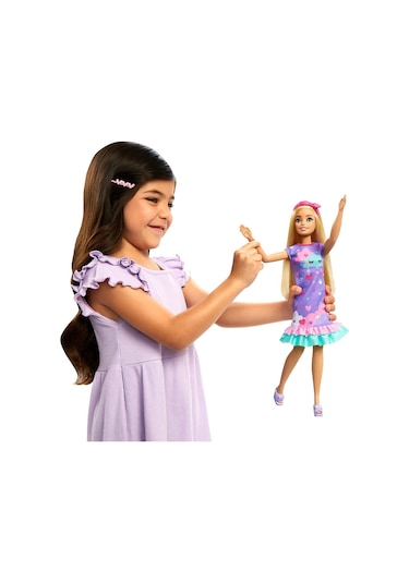Barbie My First Barbie - İlk Barbie Bebeğim - Delüks Bebek HMM66