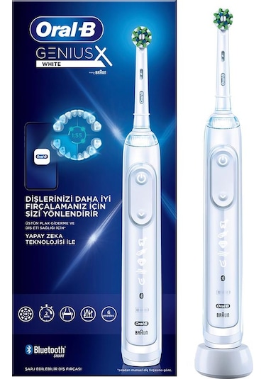 Oral-B Genius X White New Şarj Edilebilir Diş Fırçası