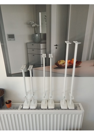 Radyatör Yere Montaj Ayağı 30 Cm 300 Lük Radyatör Içi̇N 1 Set