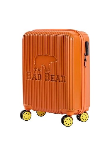 Bad Bear Logo Suitcase 23.01.80.003t Turuncu Kabin Boy Valiz 40lt Turuncu