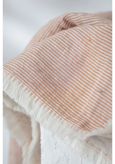 Ecocotton Melinda Terra %100 Organik Pamuk Müslin Bebek Yatak Örtüsü Turuncu