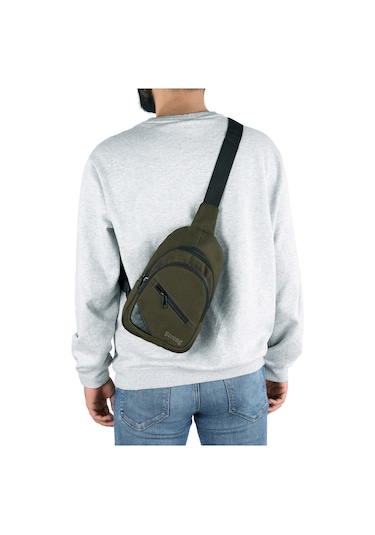 Strong Kanvas Çapraz Askılı Göğüs Ve Sırt Çantası,3 Renk Body Bag (395940565)