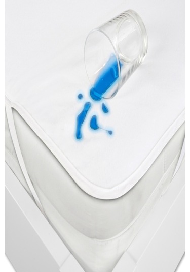 Divanev 70x120 Cm Pamuk Bebek Alezi Köşe Lastikli Sıvı Geçirmez Beyaz