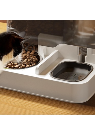 Suntek 2& 39 Si 1 Arada Evcil Hayvan Besleyici Pürüzsüz Gri