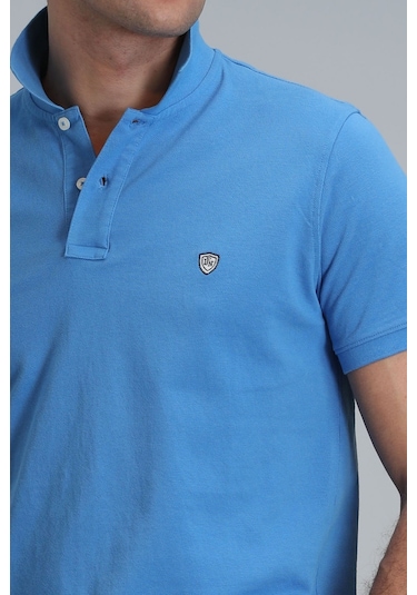 Lufian Erkek Laon Smart Polo T-shirt 111040164 Mavi Lufian Erkek Laon Smart Polo T-shirt 111040164 Mavi