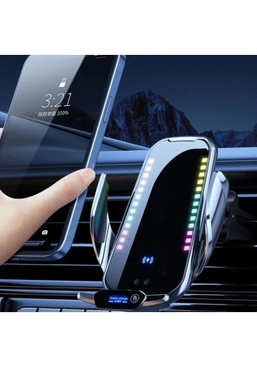 Tysm Joyjadehub Max 66 W Kablosuz Araç Telefonu Tutucu Kızılötesi 1pc Qi 50w Hızlı Arj Telefon Tutucu 1pc
