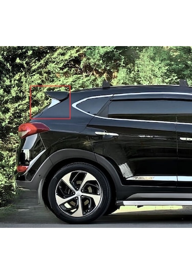 Ebal Otomotiv Hyundai Tucson Krom Arka Cam Köşe Çıta 2 prç P.ÇELİK 2015-2019