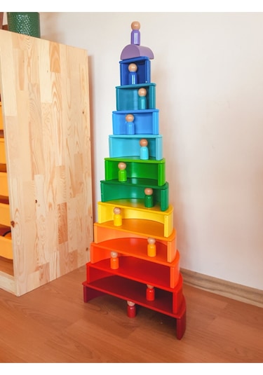Woodnjoy Waldorf 12'li Gökkuşağı Seti