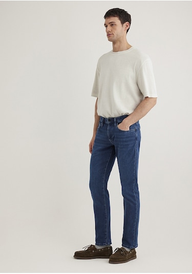 Mavi - Marcus Gölgeli Koyu Mavi Sporty Jean Pantolon 0035182162 Mavi