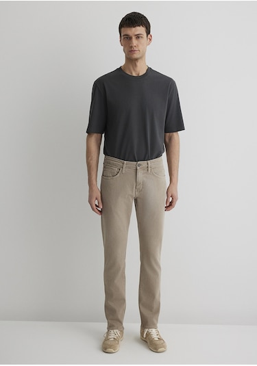 Mavi - 0035186566 Marcus Gabardin Erkek Pantolon - Kahverengi