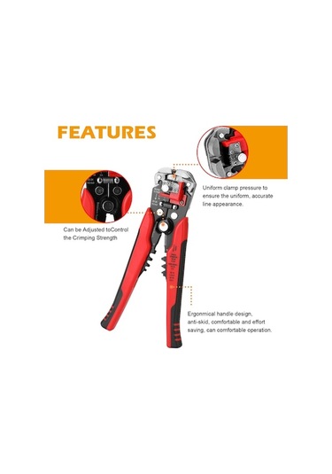 Carrier- Moda Trendleri "4 Renkli Yüksek Kaliteli Ferrule Pense 1 Adet