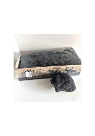 Reindeer moss BLACK(SİYAH) şoklanmış norveç yosunu