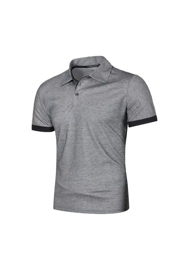 Anımal Gameyaz Erkek Polo Gömlek Kısa Kollu Spor T Hızlı Kuru Egzersizmavi Mavi