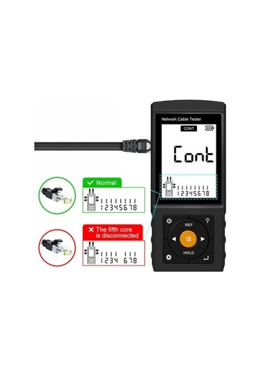 Novacom Lt-200 Rj45 Poe Uyumlu Çok Fonksiyonlu Kablo Test Cihazı