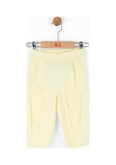 Nk Kids Kız Bebek Pastel Pantolon Sarı