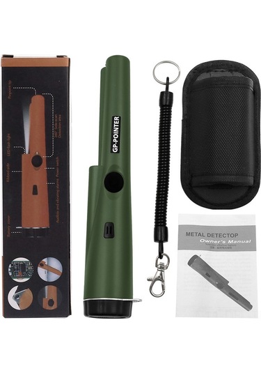 Dofolink El Tipi Metal Dedektörü - 360 Derece Yüksek Hassasiyetli, Taşınabilir, Yeşil Pil Hariç