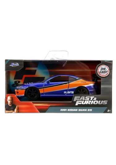 Jada Fast & Furi Ous 1:32 Ölçekli 2001 Nissan Silvia S15 Araba Dikkat Uzunluk 12cm.dir Çok Renkli