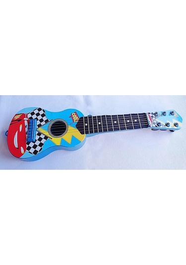 Satış Diyarı Araba 6 Telli Oyuncak Çocuk Gitarı Ispanyol Gitar 15X50 Cm