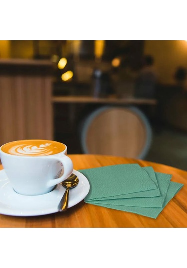 Laıma Ev İçin Düz Renkli 400 Adet Kağıt Peçete 138789930 Yeşil