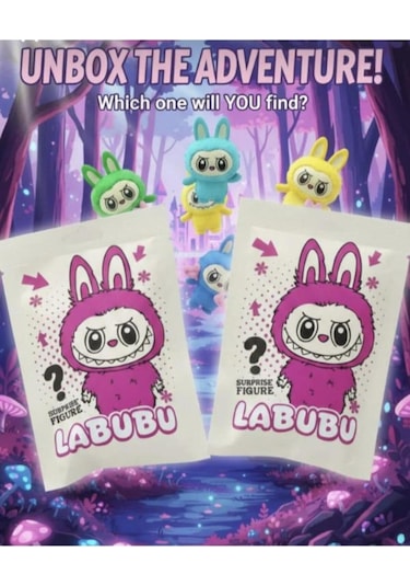Labubu Hediyelik Fiğür Paket 1 Adet