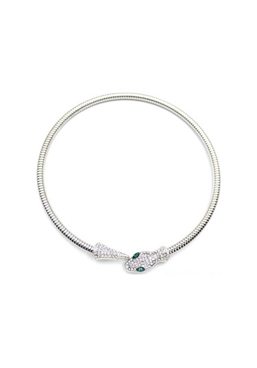 Yılan Kolye - Gümüş Gümüş