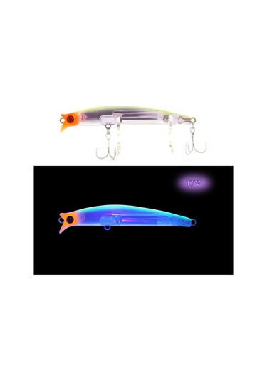 Ege Fish V Gaga 92mm 15.5 Gr Maket Balık Uv Pink Sübye