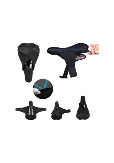 Flybuy Yumuşak Yol Yastığı Sürüş Sele Renkli Rahat Pedi Koltuk Koltuk Kaymaz Kapağı Kapağı Jel Ekipmanları Dağ Çok Bisikleti Bisikleti Bisiklet Bisiklet Aksesuarları Wj Çok Renkli