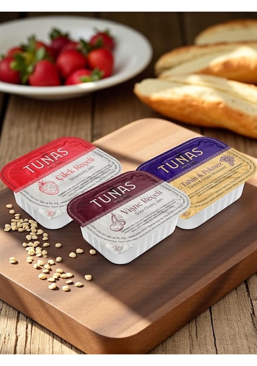 Tunas Piknik 50 Adet Çilek Reçeli 20 Gr