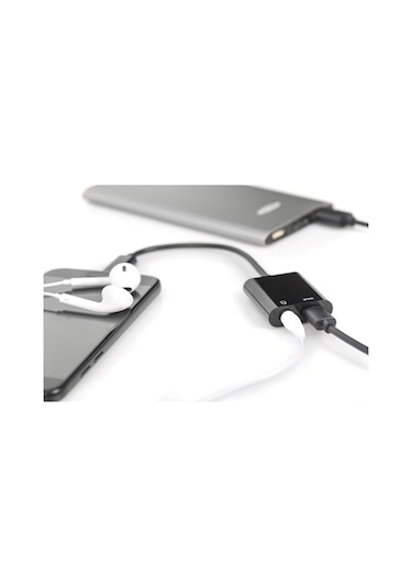 Dıgıtus Usb Type-c Adaptör / Type-c - Usb Type-c + 3,5 Mm Jak