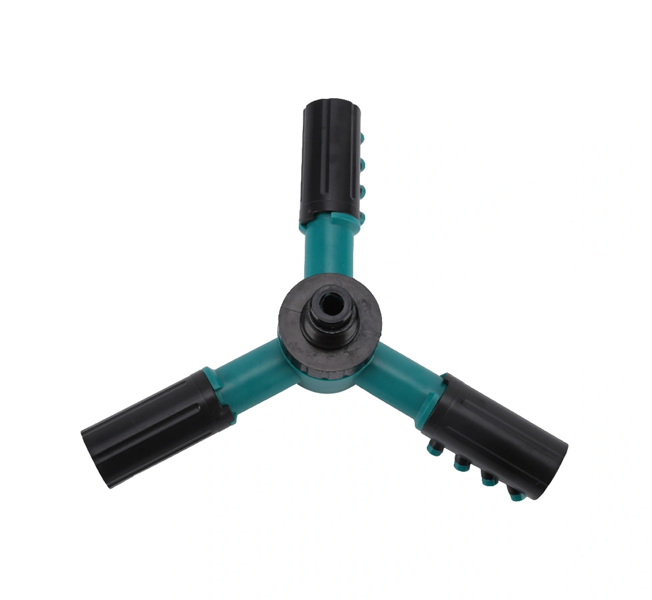 Hangfox Koyu Yeşil 360 Derece Ayarlanabilir Üç Yollu Sprey Başlığı - Bahçe Sulama, Balkon Soğutma, Seracılık İçin Dayanıklı Plastik İmalat