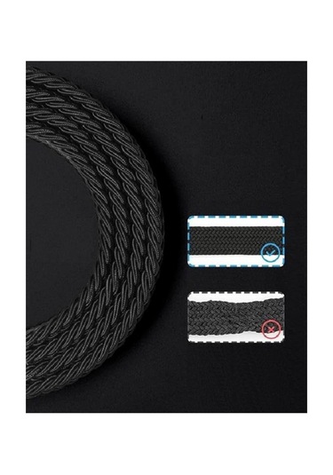 Örgü Lastik Kemer 3,5cm - Şort Kemeri - Kot Kemeri - Kanvas Pantolon Kemeri - Kahverengi Kahverengi