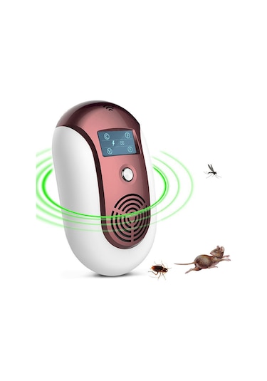 Hallow E21818R-EU Ultrasonik Haşere Kovucu Kırmızı