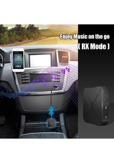 Ximistore9 Bluetooth 5.0 Çift Yönlü Adaptör: Tv, Araba Hoparlörü, Telefon Ve Bilgisayar Ses Entegresi - Alıcı-verici 2-in-1