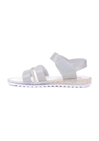 Kiko Kids Kız Çocuk Sandalet Arz 2345 Gümüş