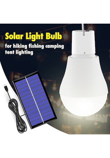 Yaozixa Güneş Enerjili Led Feneri Usb Şarj Edilebilir - Çadır, Acil Durum Ve Dış Mekan Aydınlatması