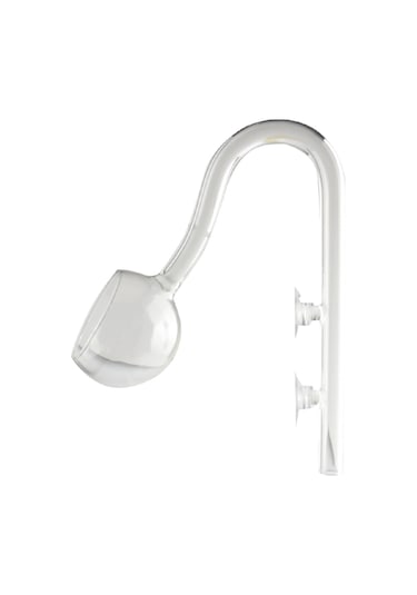 Yifomall 13mm Cam Akışkan Su Çıkış Borusu - Akvaryum Filtre Torbası İçin Orta Akışlı, Su Kalitesi Koruyucu, Yüksek Borosilikat Cam