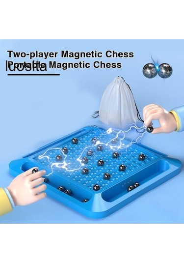 1 Takım 2024 Yeni Manyetik Taş Tahta Oyunu, Konsantrasyon Ve Düşünme Mantık Eğitimi, Çocuk Eğitici Satranç Oyuncak