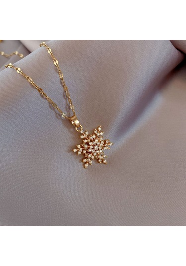 Bayan Kolye: Moda Estetiği Titanyum Çelik Kolye No.7 Çok REnkli