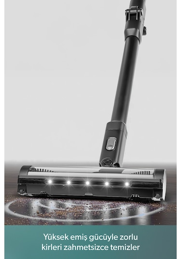 Homend Dustrider Pro 1270H Toz İstasyonlu Ergonomik Dikey Şarjlı Süpürge