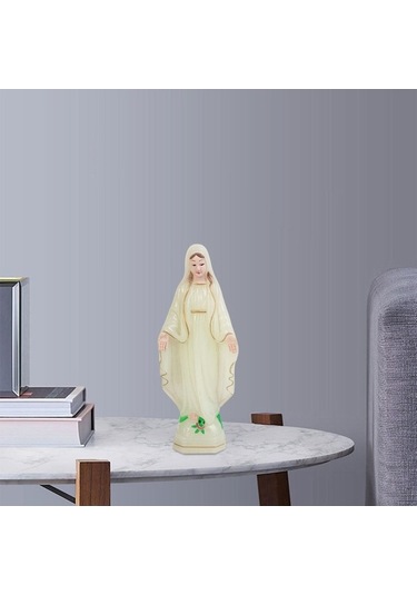 Opulentliving Suntek Kutsal Meryem Heykelcik, 10cm, Karakter Dekorasyonu, Ev Ve Ofis İçin, Mükemmel Hediye 10cm